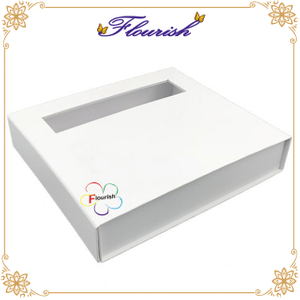Portable Scarf/ Underwear/ Towel Paper Gift Box with Clear Window