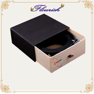 Classic Men′s Waist Belt Storage Cardboard Box 