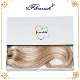 Simple Style Cardboard Hair Extension Drawer Box