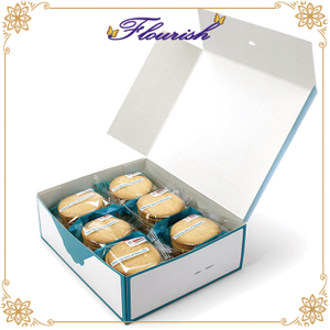 Flat Packing Cardboard Biscuit Cookie Dessert Gathering Gift Box