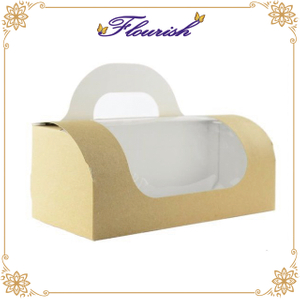 Eco- Friendly Loaf Takeaway Kraft Paper Box