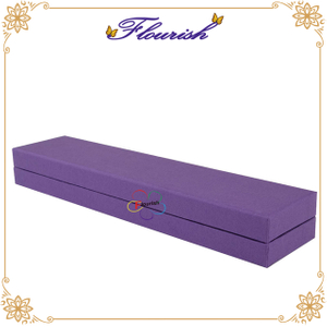 Rectangle Purple Paper Bracelet Box