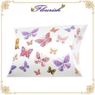 Custom Butterfly Printing Glossy Coated Paper Candy Box