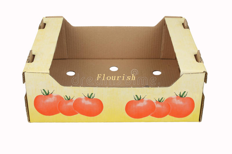 Biodegradable Food Grade Fresh Fruit Vegetable Packaging Paper Box for Supermarket