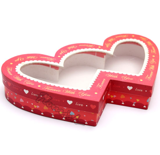 Hand Made Candy Box with Heart Shaped Window