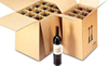 12 Bottle Pack Beer Box with Compartments 