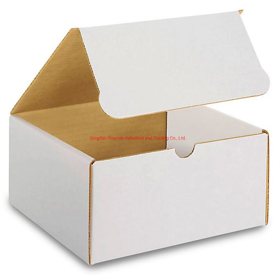 Classic White Corrugated Carton Box for Pickled Cans Packaging