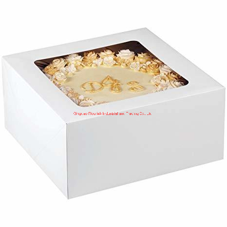 Window Display Birthday Cake Box with Handle