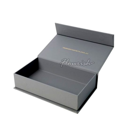 Custom Cardboard Paper Box with Hot Stamping Logo for Cosmetic/ Coffee/ Tea/ Wine Packaging