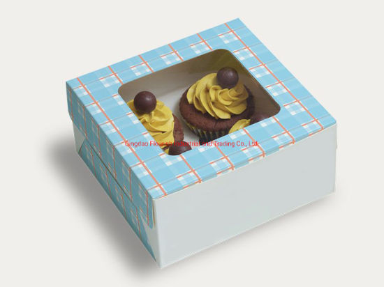 Beautiful Florist Printing Art Paper Cupcake Box
