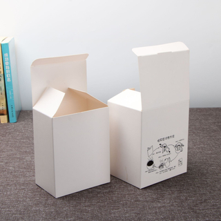 Custom Logo Printed White Kraft Paper Packaging Box ,China Wholesale Coffee Paper Box