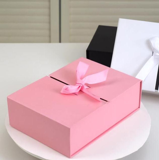 Ribbon Closure Cardboard Packing Carton Box,Luxury Paper Packaging Gift Box