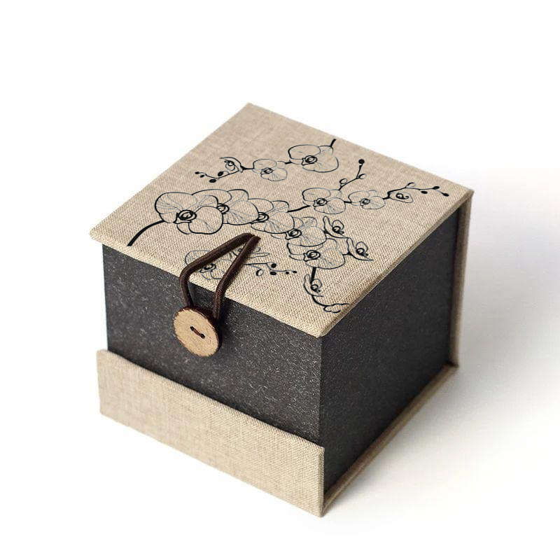 Artful Linen Paper Bracelet Gift Storage Box