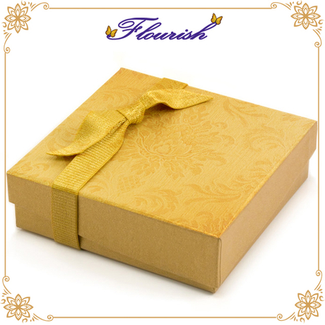 Hot Foil Golden Coated Paper Birthday Surprise Gift Packaging Box