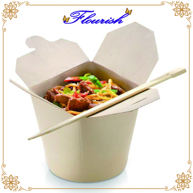 EcoFriendly Recyclable Food Grade Kraft Paper Restarant Fast Food