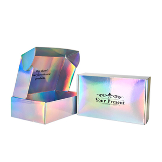 Wholesale Laser Silver Paper Packaging Mailer Box