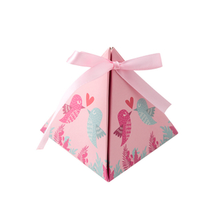 Custom Logo Printed Triangular Candy Box,Christmas Gift Box